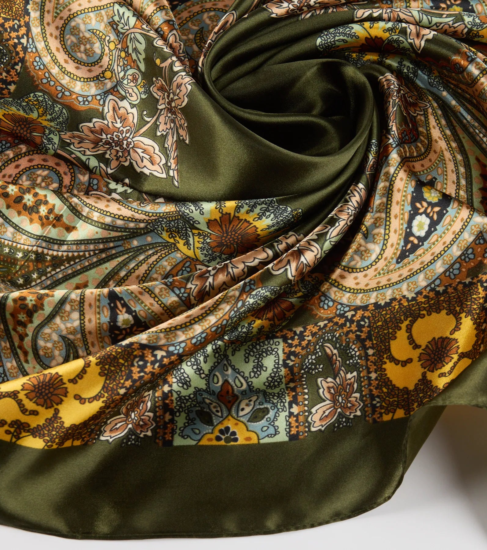 Pretty In Paisley Satin Scarf
