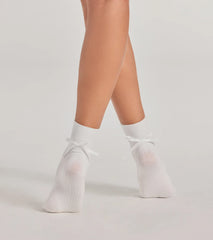 Oh-So-Adorable Bow Detail Socks