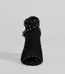 Daring Details Studded Ankle Booties