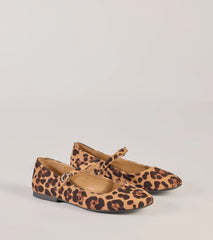 Glam Instinct Leopard Print Flats