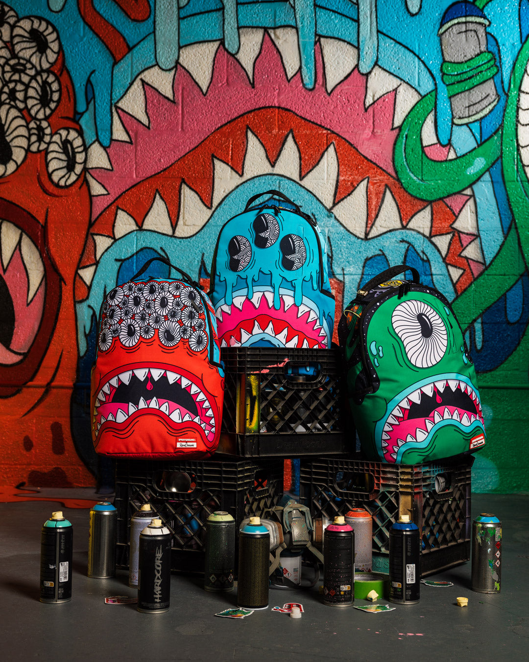 JORGE RODRIGUEZ THE ARTIST COLLAB BLINKY SHARK BACKPACK