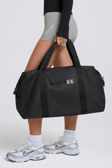 Logo Duffle Bag in Black