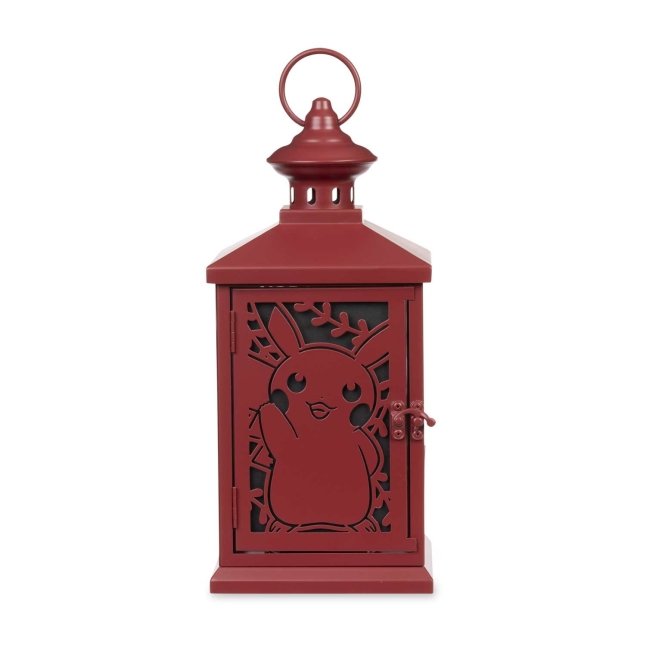 Pikachu, Fuecoco & Friends Pokémon Holiday Red Metal Lantern
