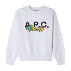 Pokémon × A.P.C.: White The Crew Sweatshirt - Women