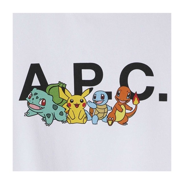Pokémon × A.P.C.: White The Crew Sweatshirt - Women