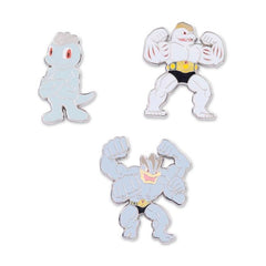 Machop, Machoke & Machamp Pokémon Pins (3-Pack)