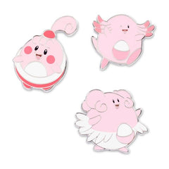 Happiny, Chansey & Blissey Pokémon Pins (3-Pack)