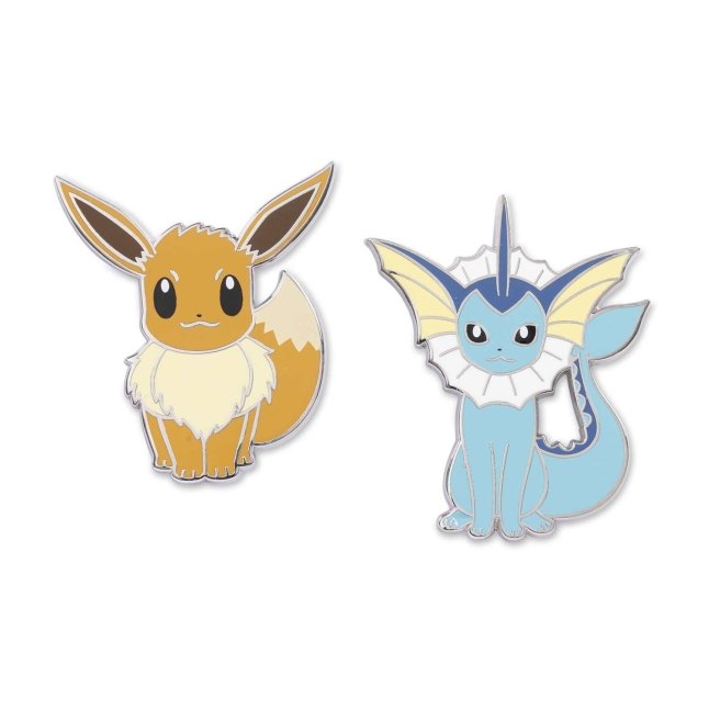 Eevee & Vaporeon Pokémon Pins (2-Pack)