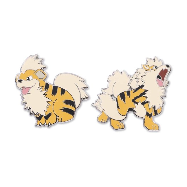 Growlithe & Arcanine Pokémon Pins (2-Pack)