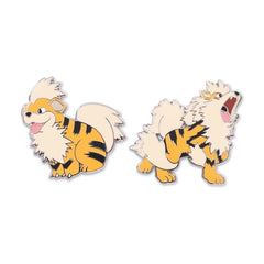 Growlithe & Arcanine Pokémon Pins (2-Pack)