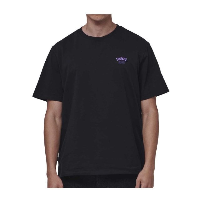 Pokémon × Dolly Noire: Gastly Evolution Black T-Shirt - Adult
