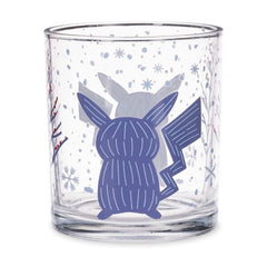 Pokémon Winter Woodland Blue & White Glass Tumblers (4-Pack)