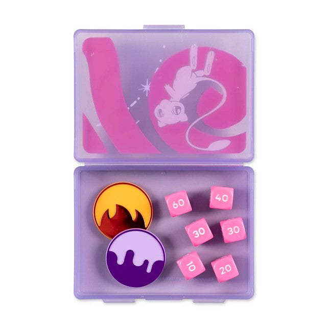 Pokémon TCG: Mythical Mew Damage-Counter Dice & Condition Markers Set