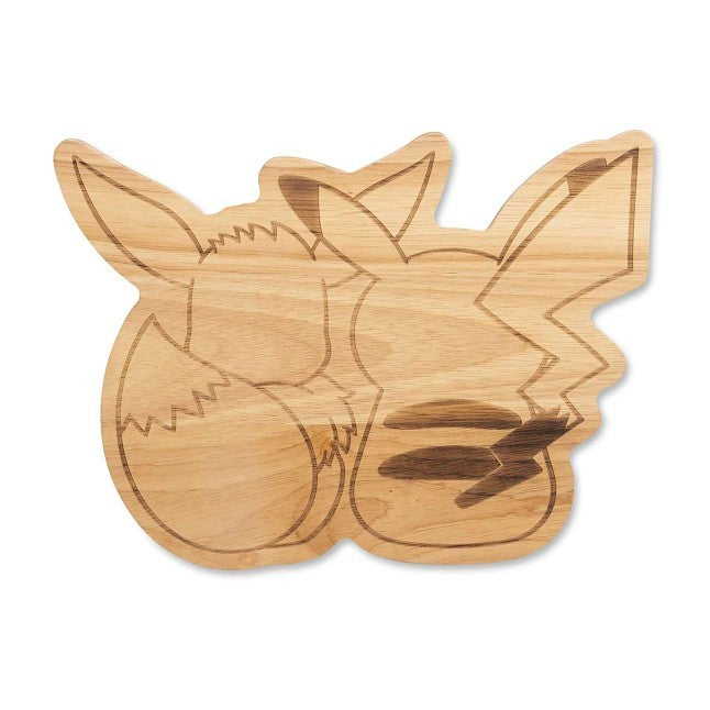 Pikachu & Eevee Pokémon Kitchen Wooden Cutting Board