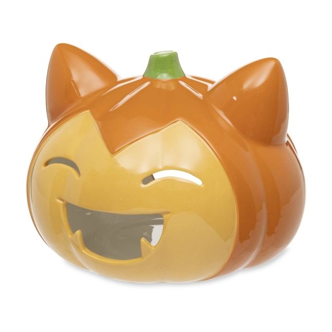 Pumpkin Snorlax Halloween Ceramic Tea Light Holder