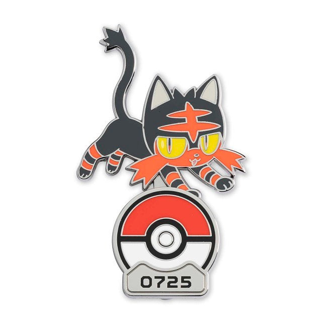 Litten Pokémon Gallery Pin