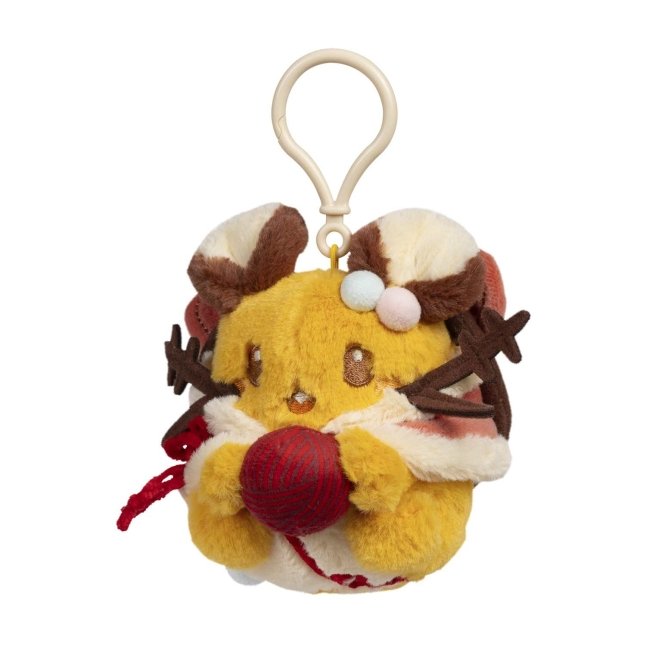 Dedenne Pokémon Holiday Plush Key Chain
