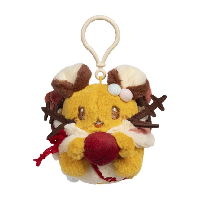 Dedenne Pokémon Holiday Plush Key Chain