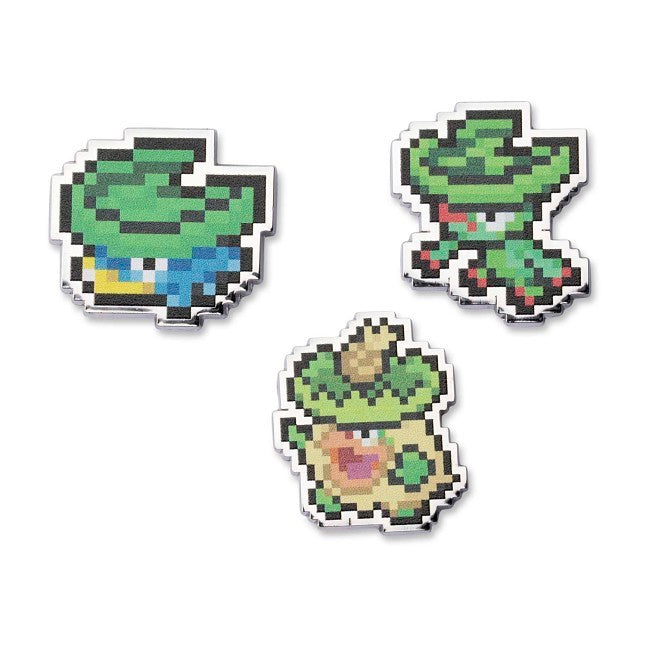 Lotad, Lombre & Ludicolo Pokémon Pixel Pins (3-Pack)