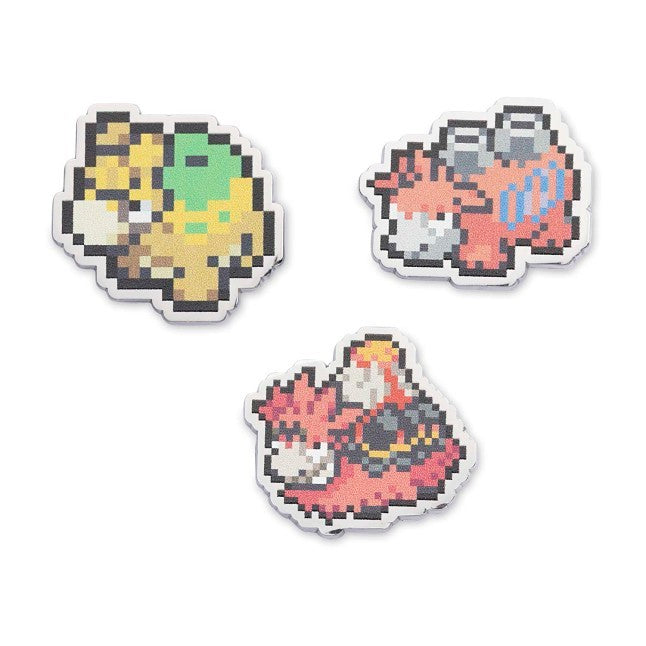 Numel, Camerupt & Mega Camerupt Pokémon Pixel Pins (3-Pack)