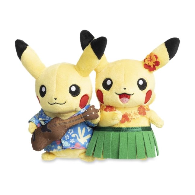 Paired Pikachu Celebrations: Tropical Pikachu Plush - 8 In.