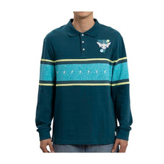 Eevee Evolutions: Vaporeon Long-Sleeve Polo Shirt - Adult