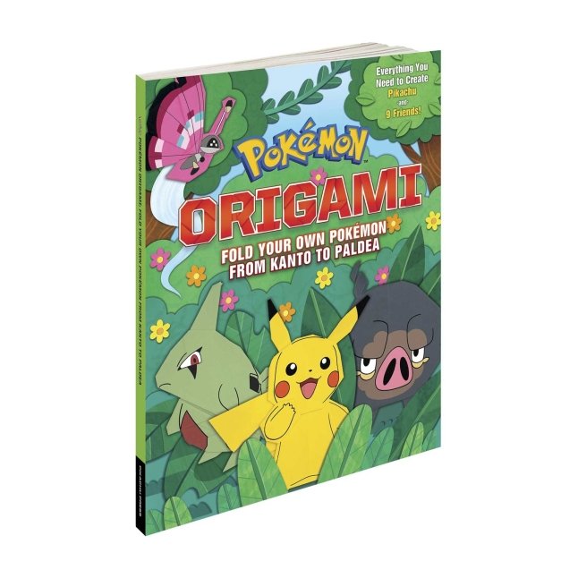 Pokémon Origami: Fold Your Own Pokémon from Kanto to Paldea