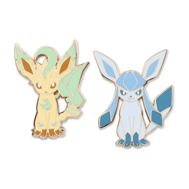 Leafeon & Glaceon Pokémon Pins (2-Pack)
