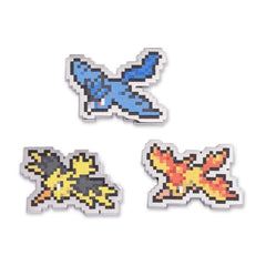 Articuno, Zapdos & Moltres Pokémon Pixel Pins (3-Pack)