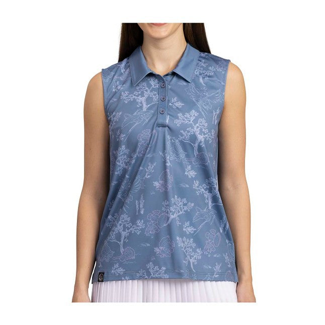 Corviknight & Tinkaton Pokémon Clubhouse Sleeveless Polo Shirt - Women