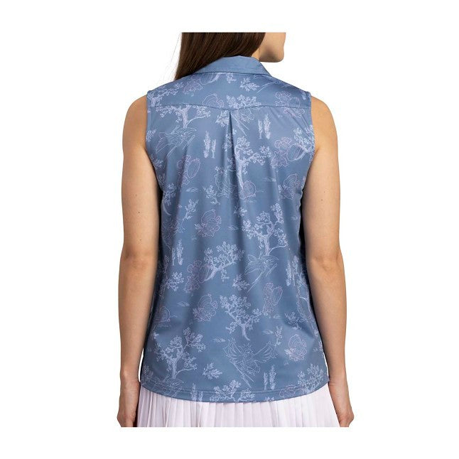 Corviknight & Tinkaton Pokémon Clubhouse Sleeveless Polo Shirt - Women