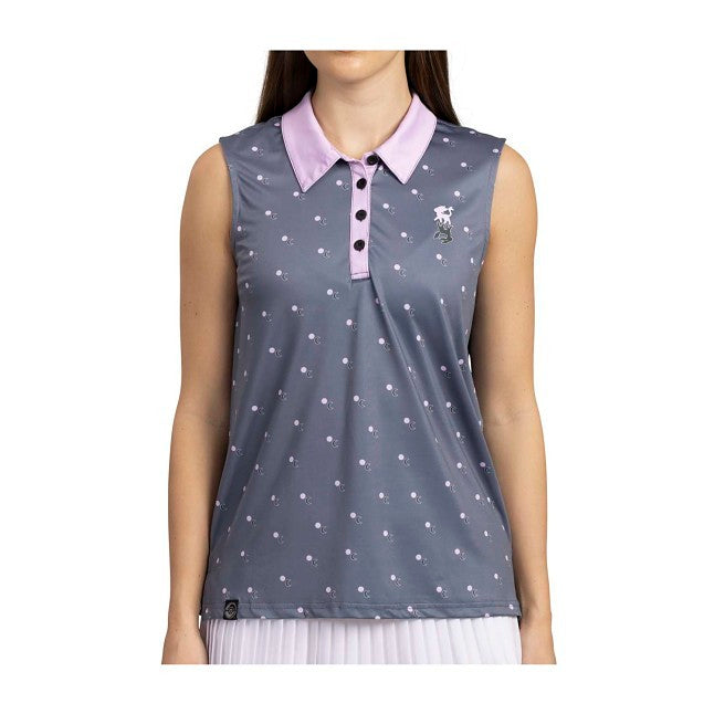 Espeon & Umbreon Pokémon Clubhouse Sleeveless Polo Shirt - Women
