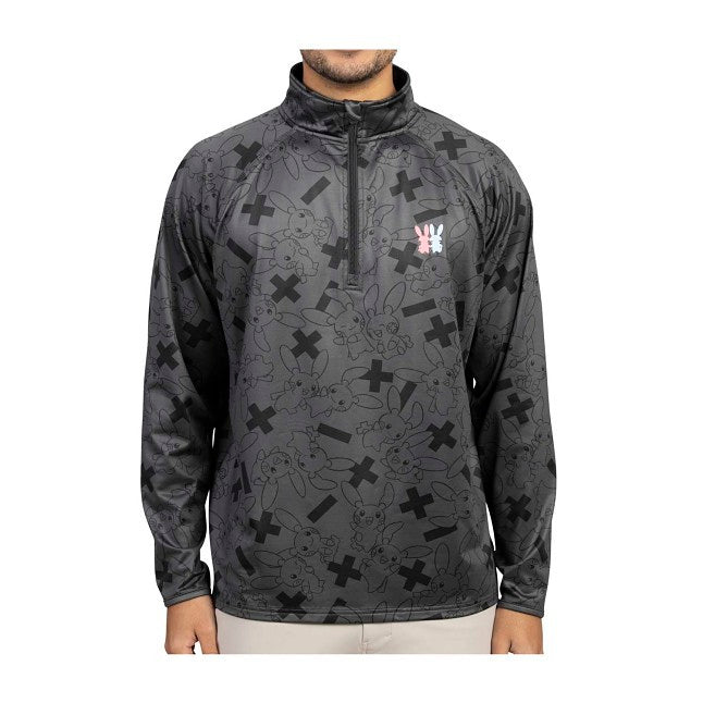 Plusle & Minun Pokémon Clubhouse Quarter-Zip Pullover Sweatshirt - Men