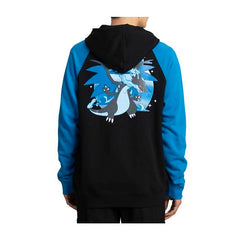 Mega Charizard X Black Zip-Up Hoodie - Adult