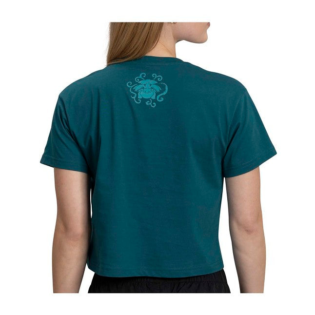 Mega Venusaur Green Crop T-Shirt - Women