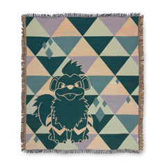 Growlithe Pokémon Home Accents Jacquard Throw Blanket