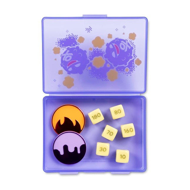Pokémon TCG: Koffing & Weezing Sunset Damage-Counter Dice & Condition Markers Set
