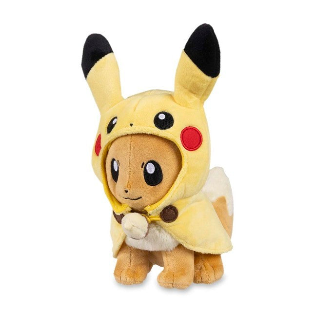 Pikachu Cape Eevee Poké Plush - 9 In.