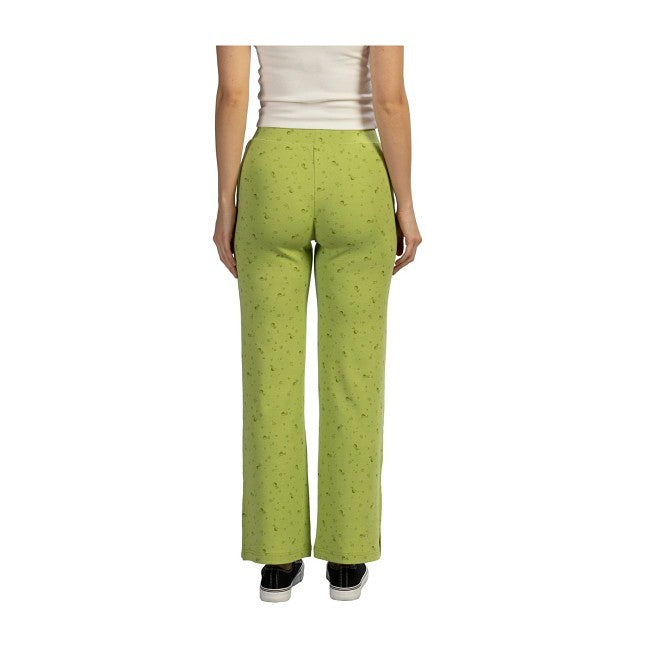 Rowlet Pokémon Lounge Green Straight-Leg Pants - Women