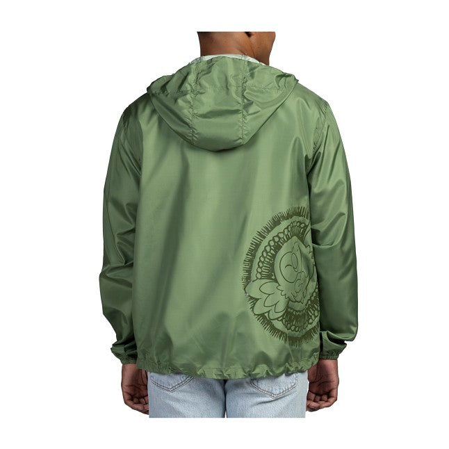 Rowlet Pokémon Lounge Green Lightweight Hooded Jacket - Adult