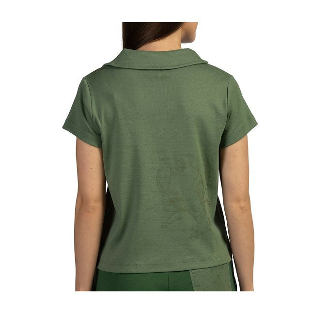 Celebi Pokémon Lounge Green Casual Polo Shirt - Women