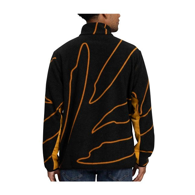Growlithe Black Quarter-Snap Pullover Jacket