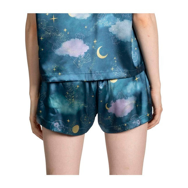 Jirachi Sleep Teal Sleep Shorts - Women