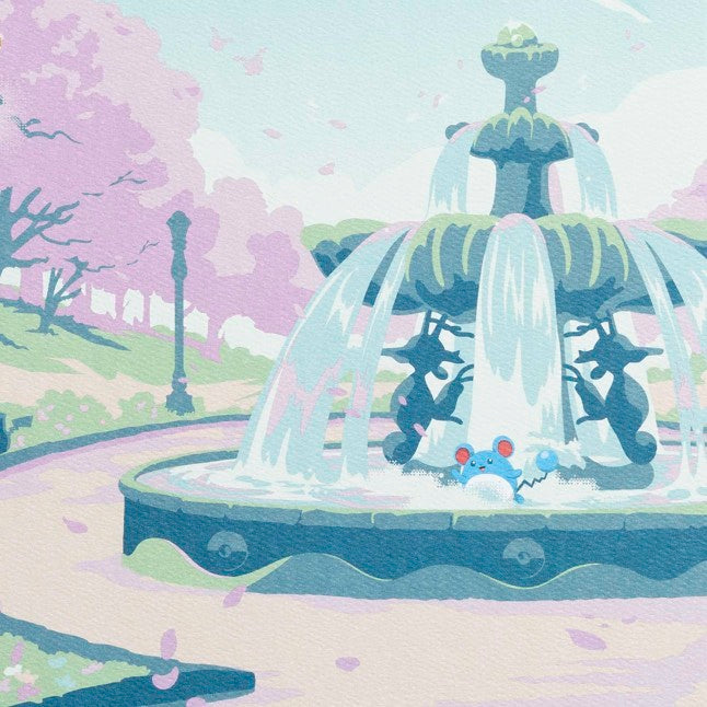 Johto Explore Pokémon Poster