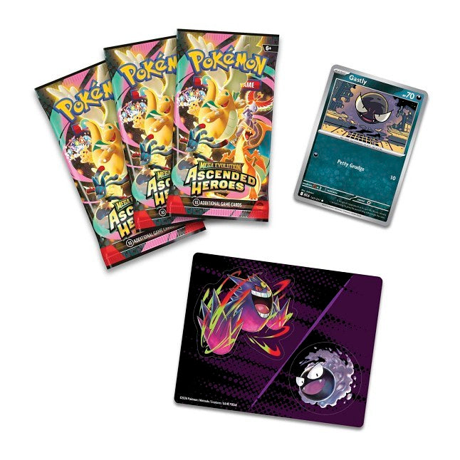 Pokémon TCG: Mega Evolution-Ascended Heroes Tech Sticker Collection (Gastly)