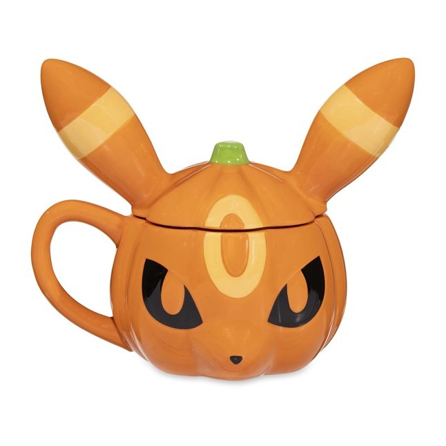 Pumpkin Umbreon Pokémon Halloween Sculpted Mug