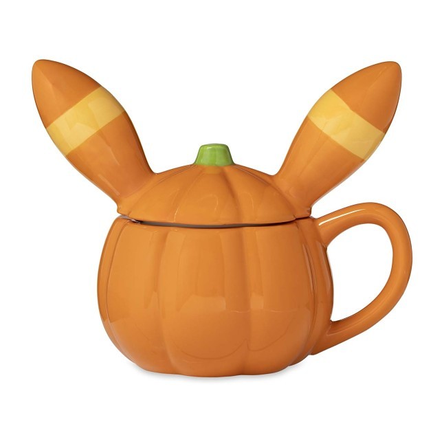 Pumpkin Umbreon Pokémon Halloween Sculpted Mug