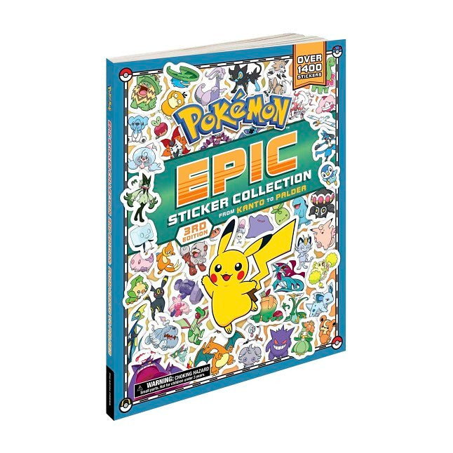 Pokémon Epic Sticker Collection 3rd Edition: From Kanto to Paldea
