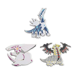 Dialga, Palkia & Giratina Pokémon Pins (3-Pack)