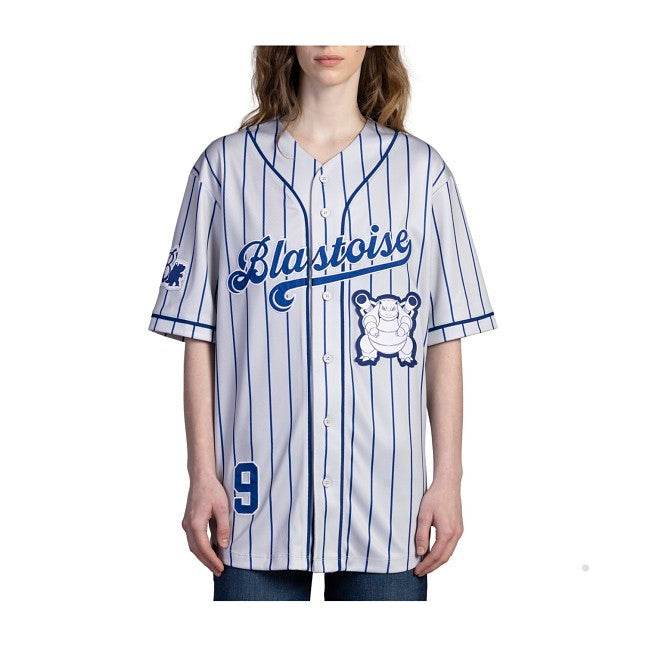 Blastoise Blue Baseball Jersey - Adult